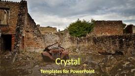  Presentation with france - Colorful slide deck enhanced with hitler - village of oradour sur glane backdrop and a tawny brown colored foreground