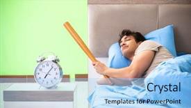  Presentation with sleep and dream - Slides featuring hits miss - man having trouble with his background and a light blue colored foreground