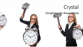  Presentation with octopus on isolated white - PPT layouts having hits miss - young businesswoman isolated on white background and a white colored foreground