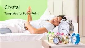  Presentation with young man holdng laptop on lap money - Audience pleasing presentation theme consisting of hits miss - young man having trouble waking backdrop and a soft green colored foreground