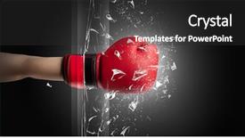  Presentation with hits miss fingering images - Cool new slide set with hitting - big hand hits intense backdrop and a  colored foreground