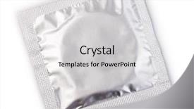  Presentation with hiv - Cool new presentation theme with hiv aids - condom isolated on white background backdrop and a light gray colored foreground