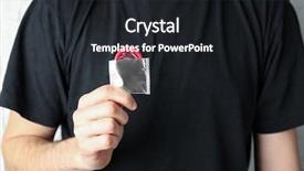  Presentation with condom sex - PPT theme with hiv aids - man holding condom in hand background and a dark gray colored foreground