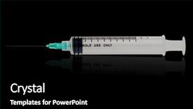  Presentation with syringe - Amazing slides having top view of halved avocados backdrop and a soft green colored foreground