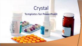  Presentation with medicines - Colorful presentation theme enhanced with hiv treatment - medicines and drugs - health backdrop and a sky blue colored foreground