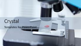  Presentation with science blood - Presentation featuring hiv vaccine - science chemistry biology medicine background and a  colored foreground