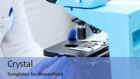  Presentation with science blood - Beautiful slide deck featuring hiv vaccine - science chemistry biology medicine backdrop and a teal colored foreground