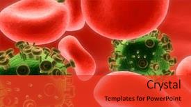  Presentation with hiv aids - Slide deck consisting of hiv virus background and a red colored foreground