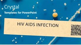  Presentation with immune - Slide set featuring hivaids-viral-infection-that-attacks background and a ocean colored foreground