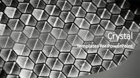  Presentation with honeycomb - Amazing slide set having hive - honeycomb pattern with shady lighting backdrop and a gray colored foreground