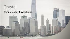  Presentation with world trade center - 