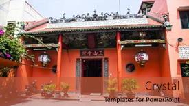  Presentation with fertility - Audience pleasing slides consisting of ho-chi-minh-city-vietnam backdrop and a red colored foreground