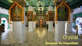  Presentation with hindu - Slide deck featuring ho-chi-minh-city-vietnam background and a violet colored foreground