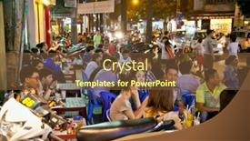  Presentation with youth group - Colorful PPT theme enhanced with ho-chi-minh-nov-18 backdrop and a tawny brown colored foreground