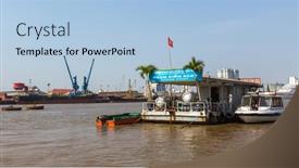  Presentation with container port - 