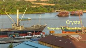  Presentation with container port - 