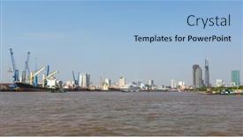  Presentation with container port - 