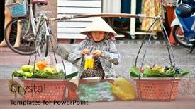  Presentation with poverty - Amazing presentation design having ho-chi-minh-vietnam-november backdrop and a coral colored foreground