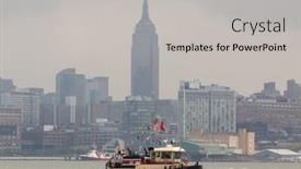  Presentation with tugboat - PPT layouts having hoboken-nj-may-23 background and a light gray colored foreground