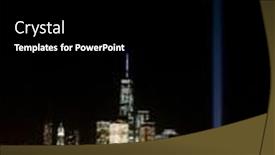  Presentation with tribute - PPT theme enhanced with hoboken-nj-sept-11-2014 background and a black colored foreground