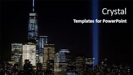  Presentation with tribute - Cool new presentation theme with hoboken-nj-sept-11-2014 backdrop and a black colored foreground