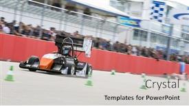  Presentation with car competition - Colorful PPT layouts enhanced with hockenheim-germany-august-1-2015 backdrop and a light gray colored foreground