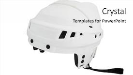  Presentation with sports hockey puck on ice - Amazing slide deck having yucca filamentosa is a species of flowering plant in the family asparagaceae backdrop and a tawny brown colored foreground