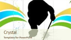  Presentation with portfolio - Beautiful presentation design featuring dental - tooth on a white background backdrop and a sky blue colored foreground