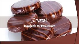  Presentation with cookies - Beautiful PPT layouts featuring old wooden tree texture background close up backdrop and a mint green colored foreground