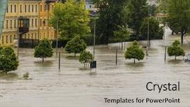  Presentation with flood - Colorful slide deck enhanced with hogares y medio ambiente - flood 2013 linz austria backdrop and a light gray colored foreground