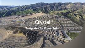  Presentation with ranch - Presentation theme enhanced with hogares y medio ambiente - new developments in the porter background and a  colored foreground