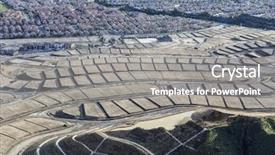  Presentation with new home - PPT layouts with hogares y medio ambiente - new home sites background and a gray colored foreground