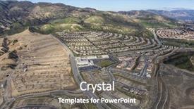  Presentation with ranch - Amazing slide deck having hogares y medio ambiente - new neighborhood construction backdrop and a  colored foreground