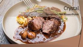  Presentation with sti - Cool new presentation theme with hogs - traditional german braised pork cheeks backdrop and a coral colored foreground