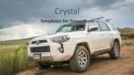  Presentation with suv - Slides featuring hohnholz-lakes-state-wilderness-area background and a light blue colored foreground