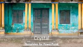  Presentation with award entrance - Presentation consisting of hoi an entrance background and a coral colored foreground