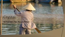  Presentation with boat river - 