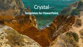  Presentation with algarve - Amazing slide deck having hol day - beach near lagos - algarve backdrop and a ocean colored foreground