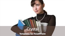 Presentation with beauty - Audience pleasing slides consisting of hold a lot of books backdrop and a tawny brown colored foreground