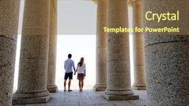  Presentation with automobile driver hand hold steering - Amazing PPT layouts having hold hands at a memorial backdrop and a  colored foreground