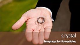  Presentation with hold hand - Audience pleasing PPT theme consisting of hold in hand by best backdrop and a  colored foreground