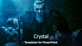  Presentation with black man fashion - Amazing theme having holding a black raven backdrop and a navy blue colored foreground