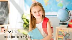  Presentation with sunshine - Slides consisting of holding a notebook with pencil background and a lemonade colored foreground