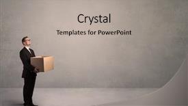  Presentation with well - Presentation design having holding an empty paper box background and a light gray colored foreground