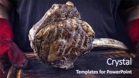  Presentation with burnt - Presentation having holding barbecue wagyu tomahawk steak background and a wine colored foreground