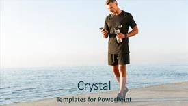  Presentation with water bottle - Audience pleasing slide set consisting of holding bottle of water backdrop and a lemonade colored foreground