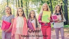  Presentation with colorful - PPT layouts enhanced with holding colorful notebooks and folder background and a coral colored foreground