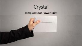  Presentation with coloured - PPT theme enhanced with holding coloured and white envelope background and a light gray colored foreground