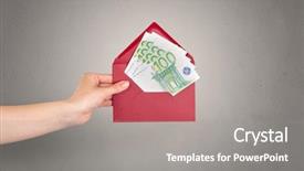  Presentation with white coloured lines - Audience pleasing PPT layouts consisting of holding coloured and white envelope backdrop and a gray colored foreground