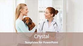  Presentation with technology health - Audience pleasing theme consisting of tablet pc computer talking backdrop and a light gray colored foreground